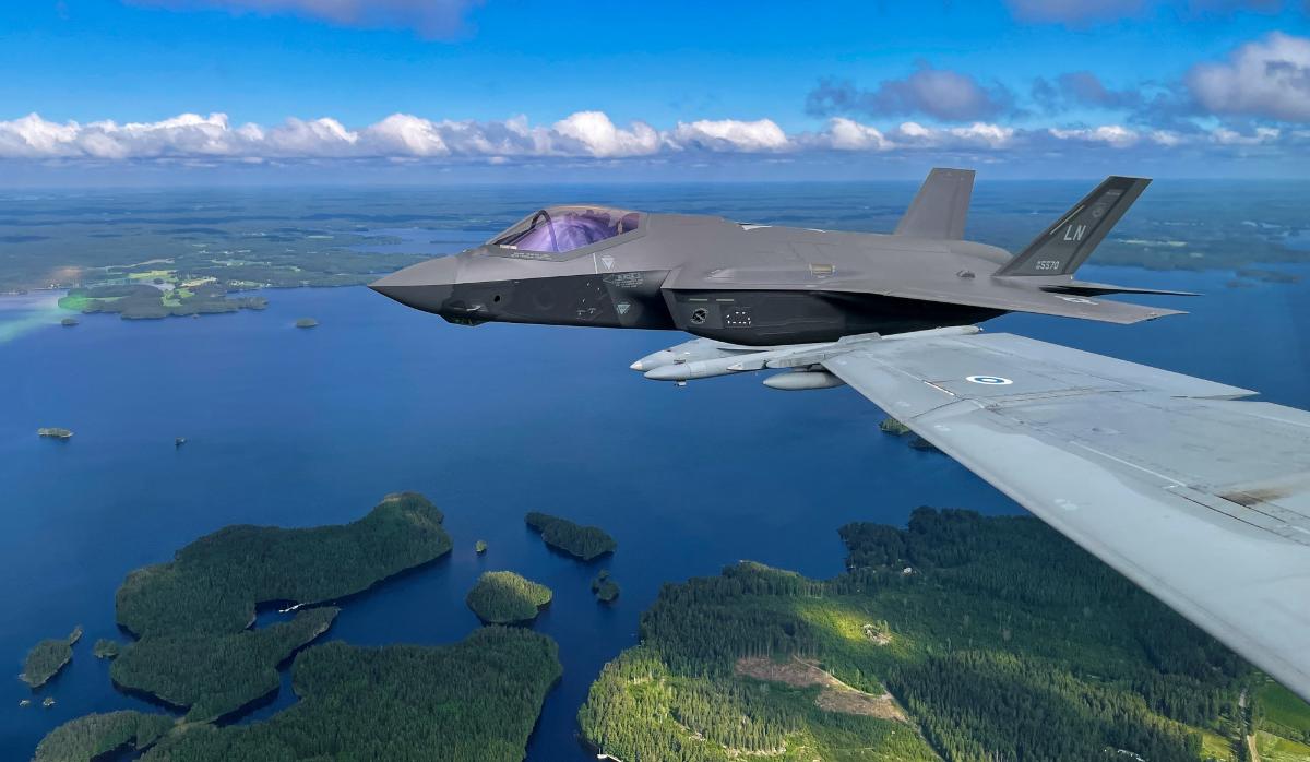 Yhdysvaltain ilmavoimien F-35A Lightning II -hävittäjä