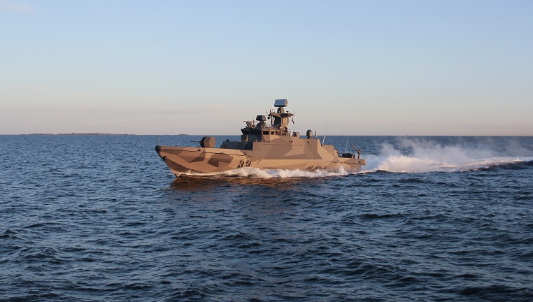 Hamina-class at sea