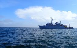 Finnish Navy exercises with French MCM vessel in the Baltic Sea