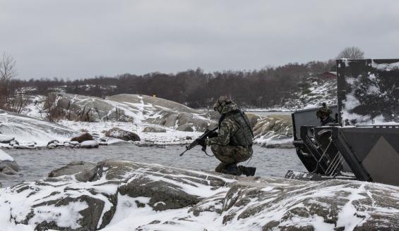 MEPU-16 haerjoitus: Kuva:Puolustuvoimat/Edwin Pohto