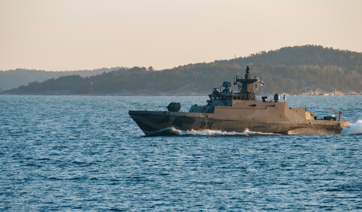 FNS Pori at sea.