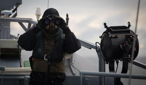 Conscript onboard Minelayer.