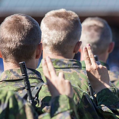 Sotilasvala ja vakuutus Uudenmaan prikaatissa Sotilasvala ja vakuutus Uudenmaan prikaatissa