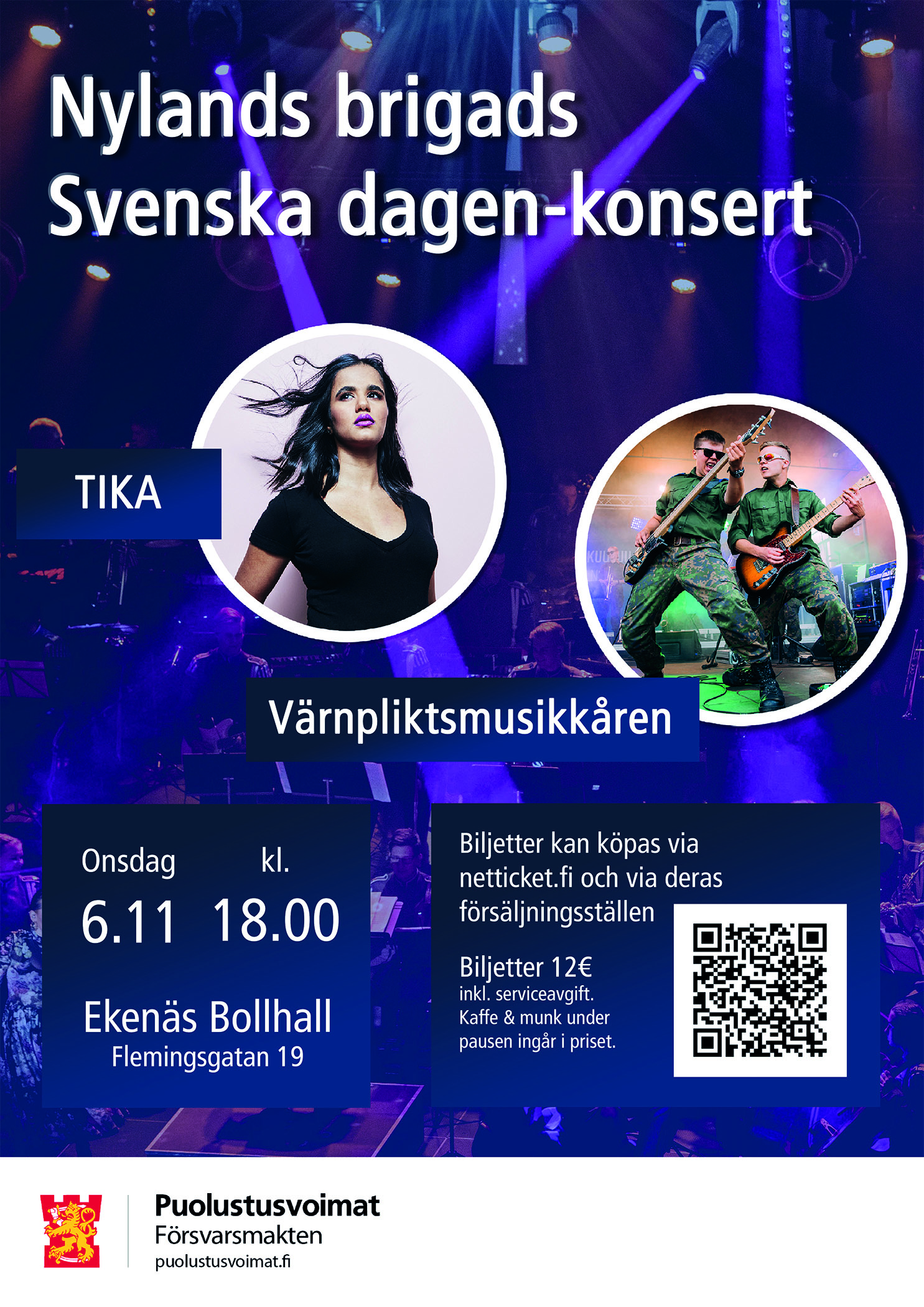 INHIBERAD: Nylands brigads Svenska dagen-konsert INHIBERAD: Nylands brigads Svenska dagen-konsert