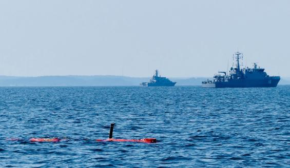 Sukellusveneentorjuntaharjoitus Ruotsissa.